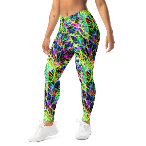 Psychedelic Rainforest on a Leggings
