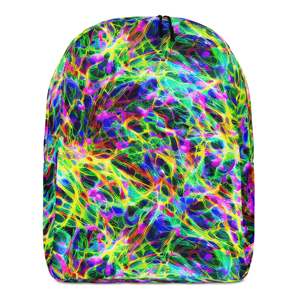 Psychedelic Rainforest on Minimalist Backpack — Front
