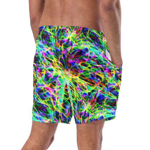Psychedelic Rainforest on a Swim Trunks