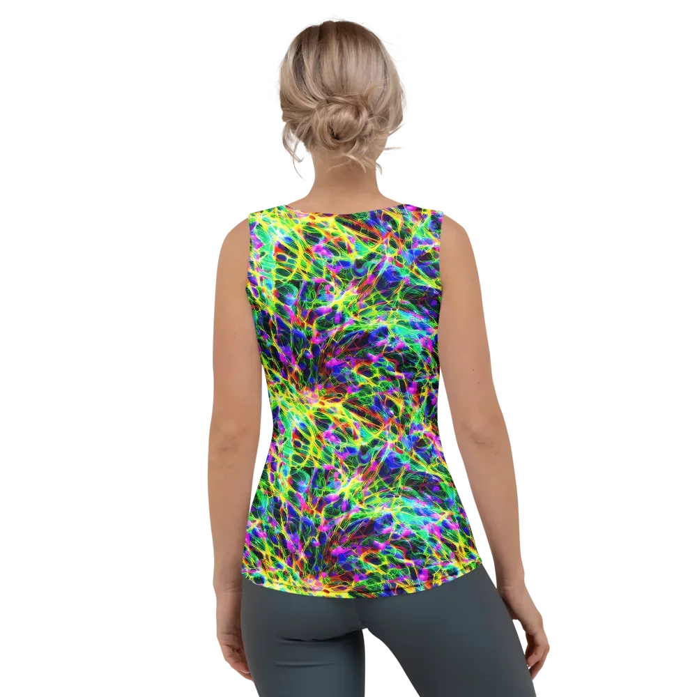 Psychedelic Rainforest on Women's Tank Top — Back