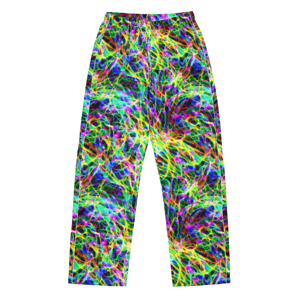Psychedelic Rainforest on Women's Pajama Pants — Front