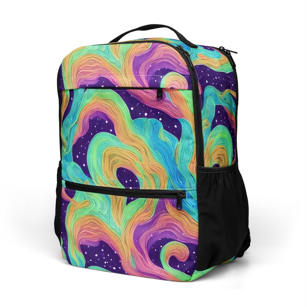 Nebula Whirl on Utility Backpack — Left Front