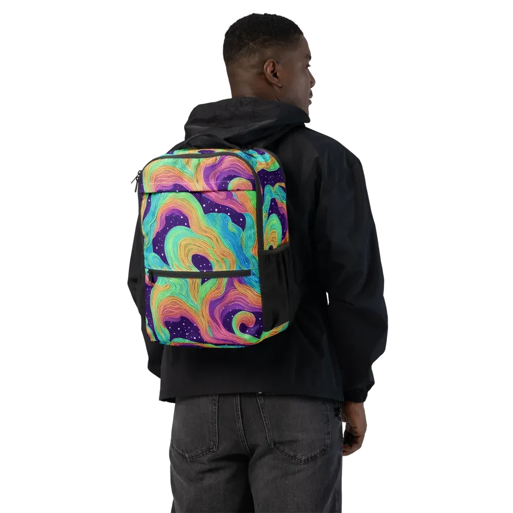 Nebula Whirl on Utility Backpack — Back