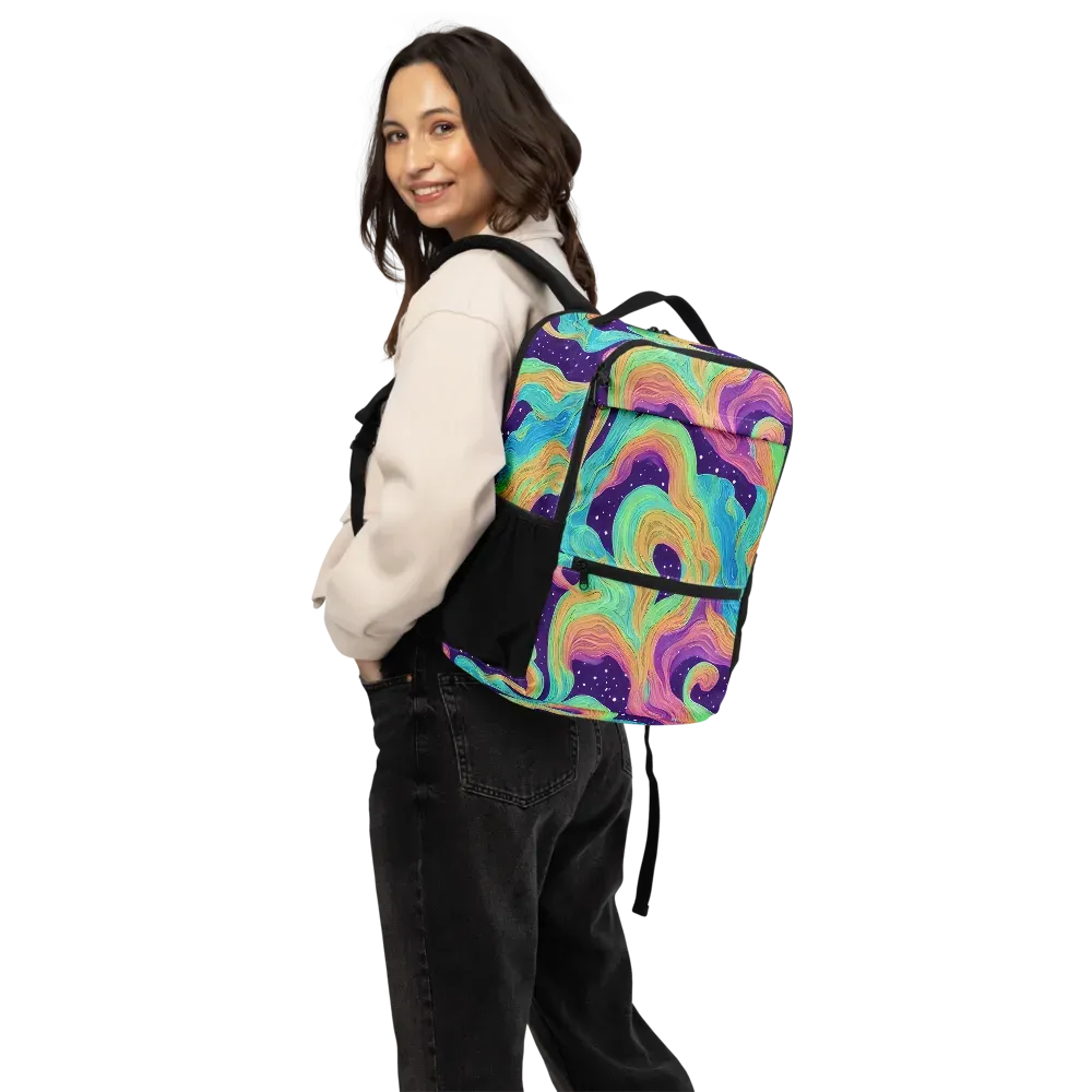 Nebula Whirl on Utility Backpack — Back
