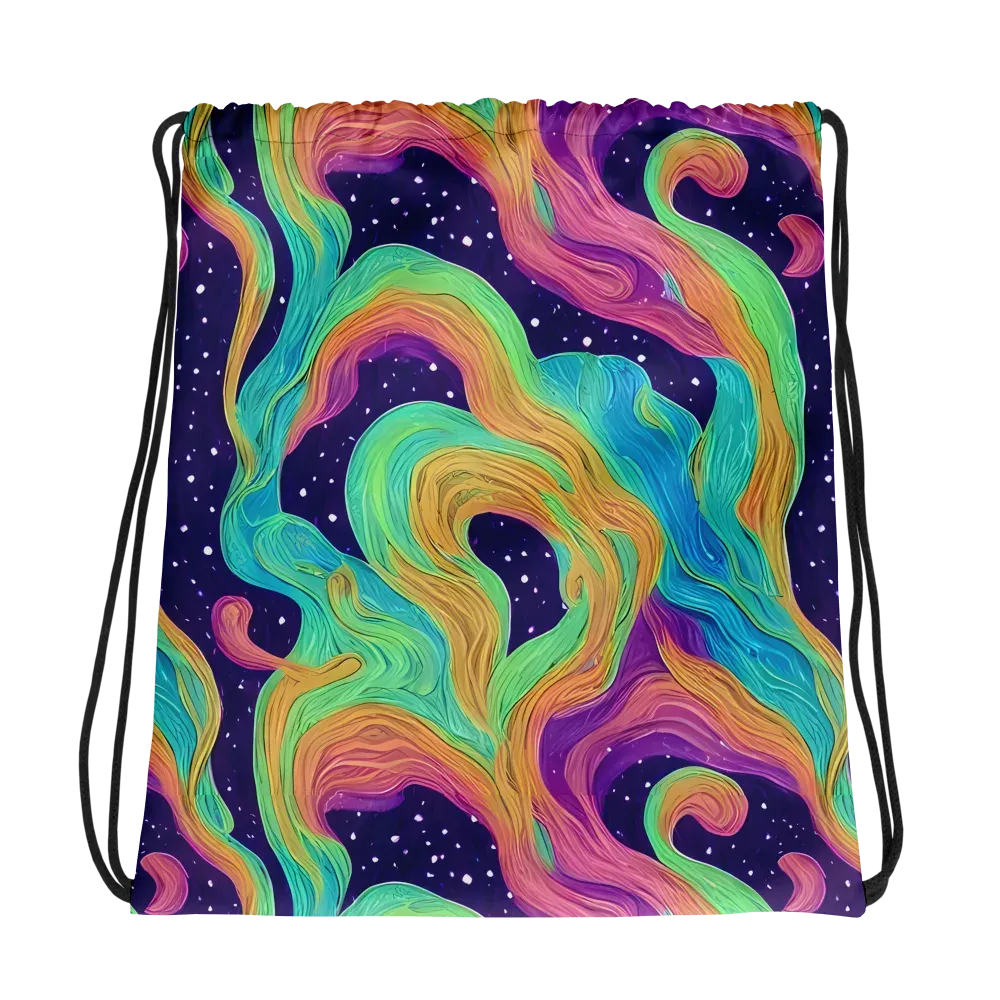 Nebula Whirl on Drawstring Bag — Photo