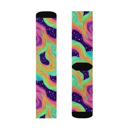 Nebula Whirl on a Socks