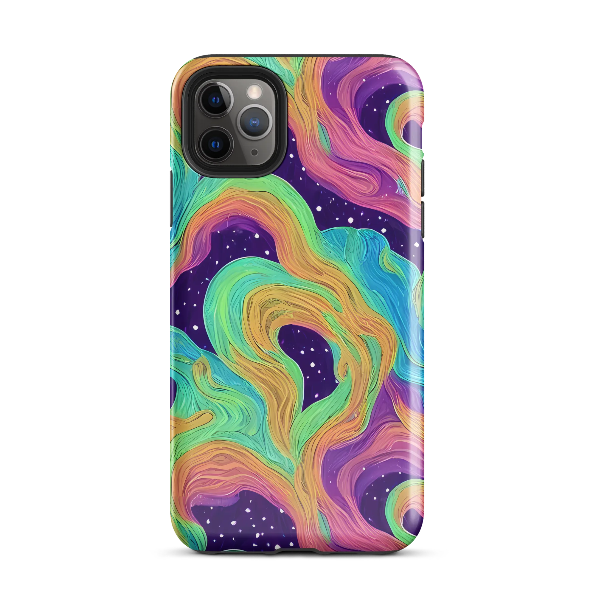 Nebula Whirl on Tough Case for iPhone® — Front