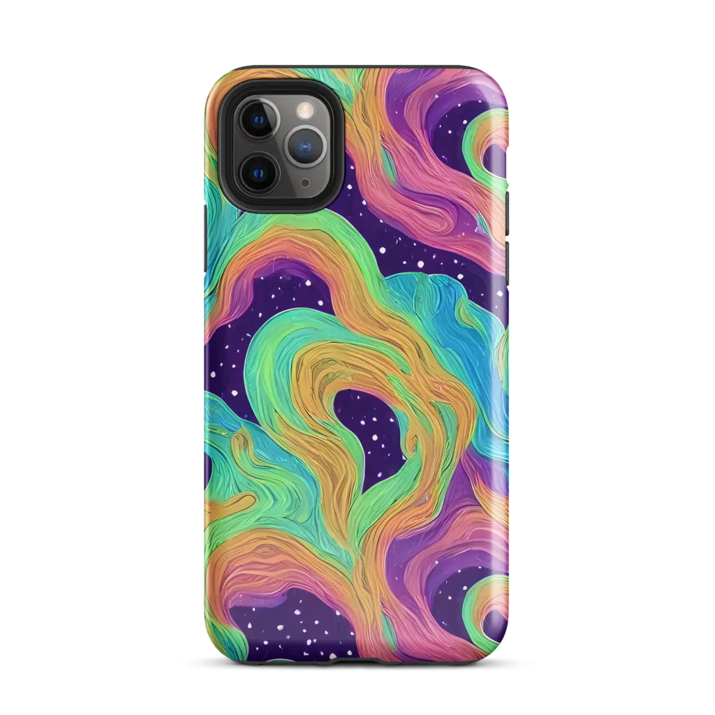 Nebula Whirl on Tough Case for iPhone® — Front