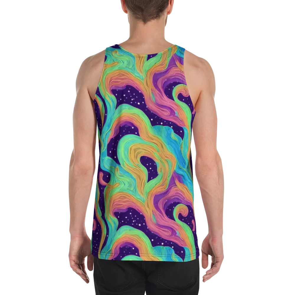 Nebula Whirl on Men's Tank Top — Back
