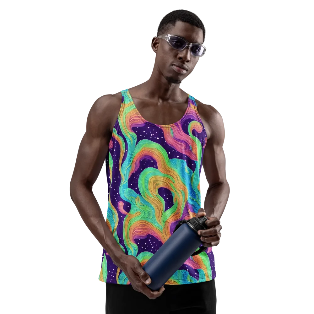 Nebula Whirl on Men's Tank Top — Front
