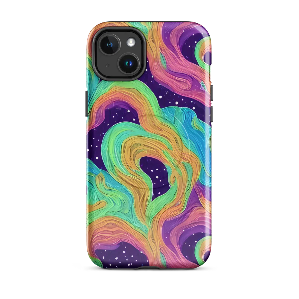Nebula Whirl on MagSafe Tough Case for iPhone® — Front