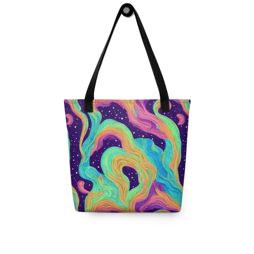 Nebula Whirl on a Tote Bag