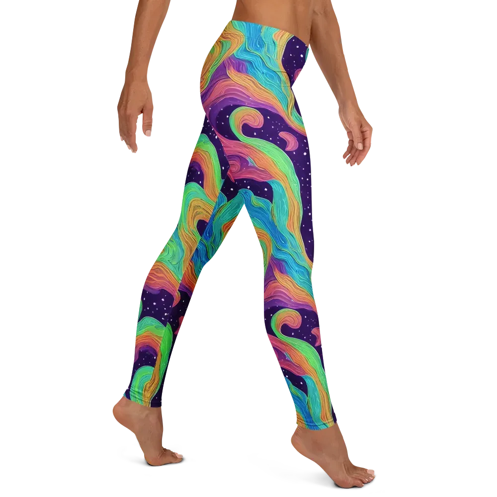 Nebula Whirl on Leggings — Right