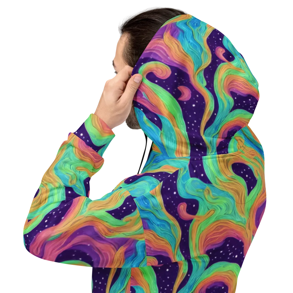 Nebula Whirl on Hoodie — Back