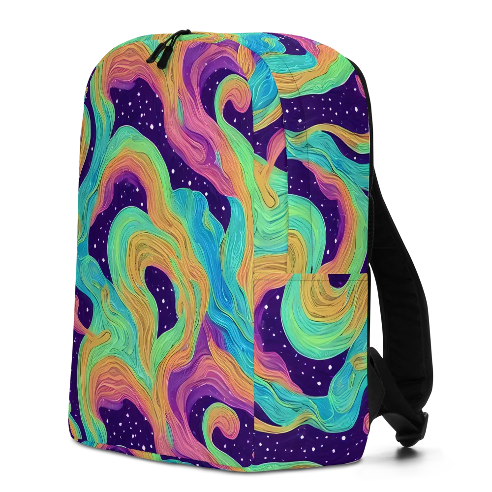 Nebula Whirl on Minimalist Backpack — Left