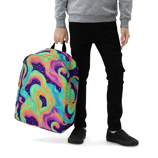 Nebula Whirl on a Minimalist Backpack