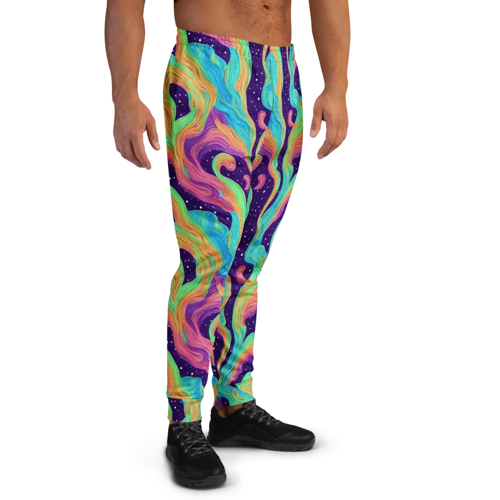Nebula Whirl on Men's Joggers — Right