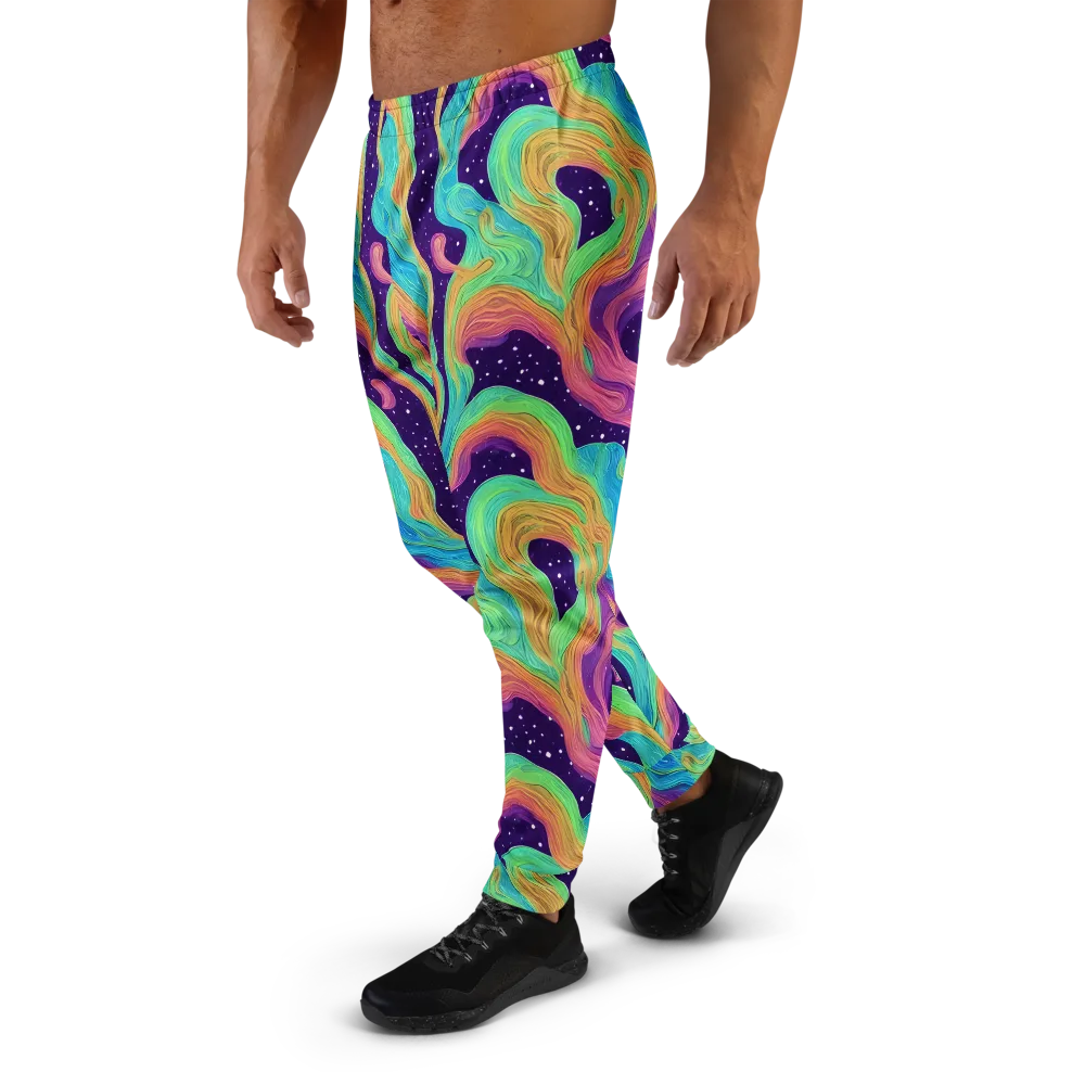 Nebula Whirl on Men's Joggers — Left