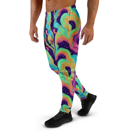 Nebula Whirl on a Men's Joggers