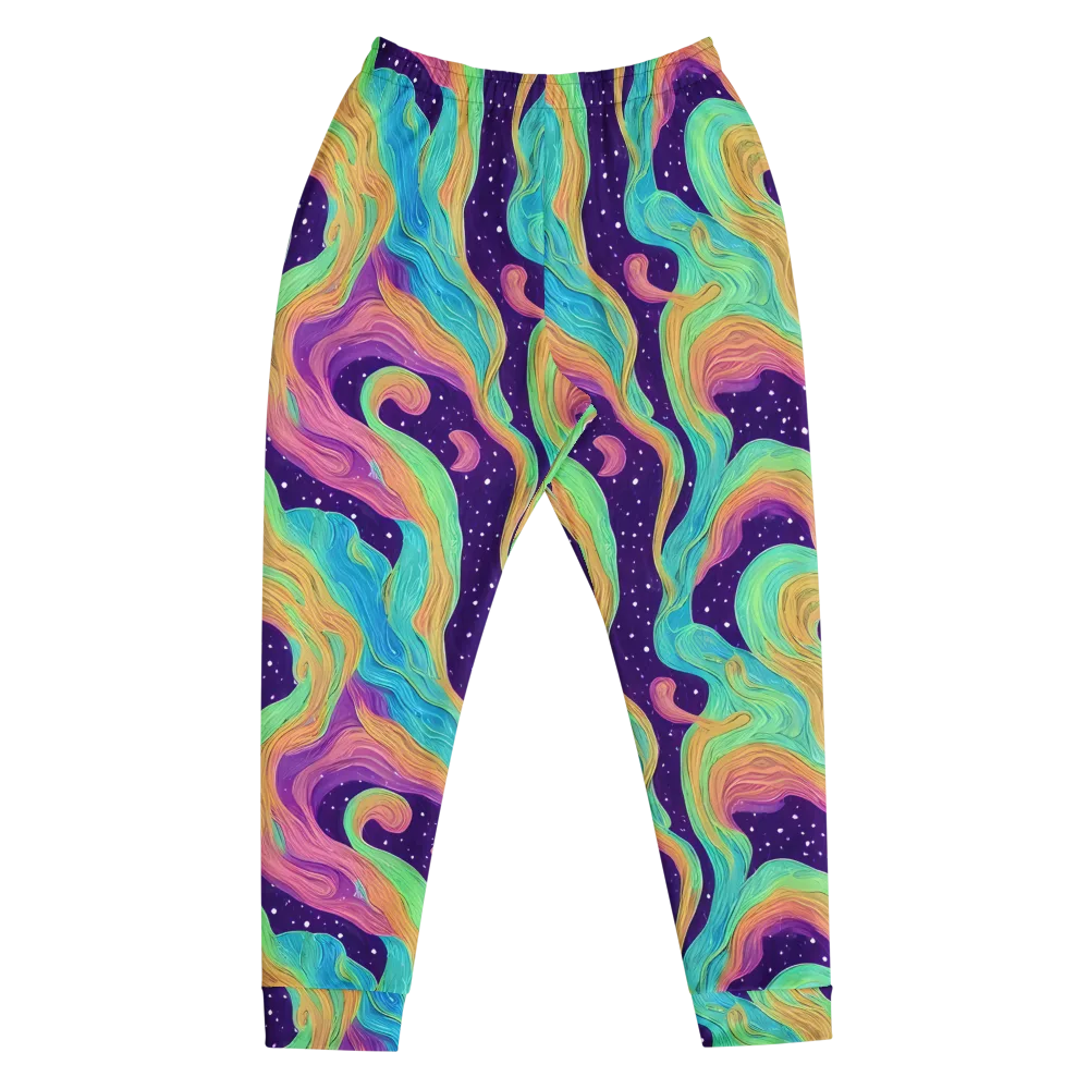 Nebula Whirl on Men's Joggers — Front