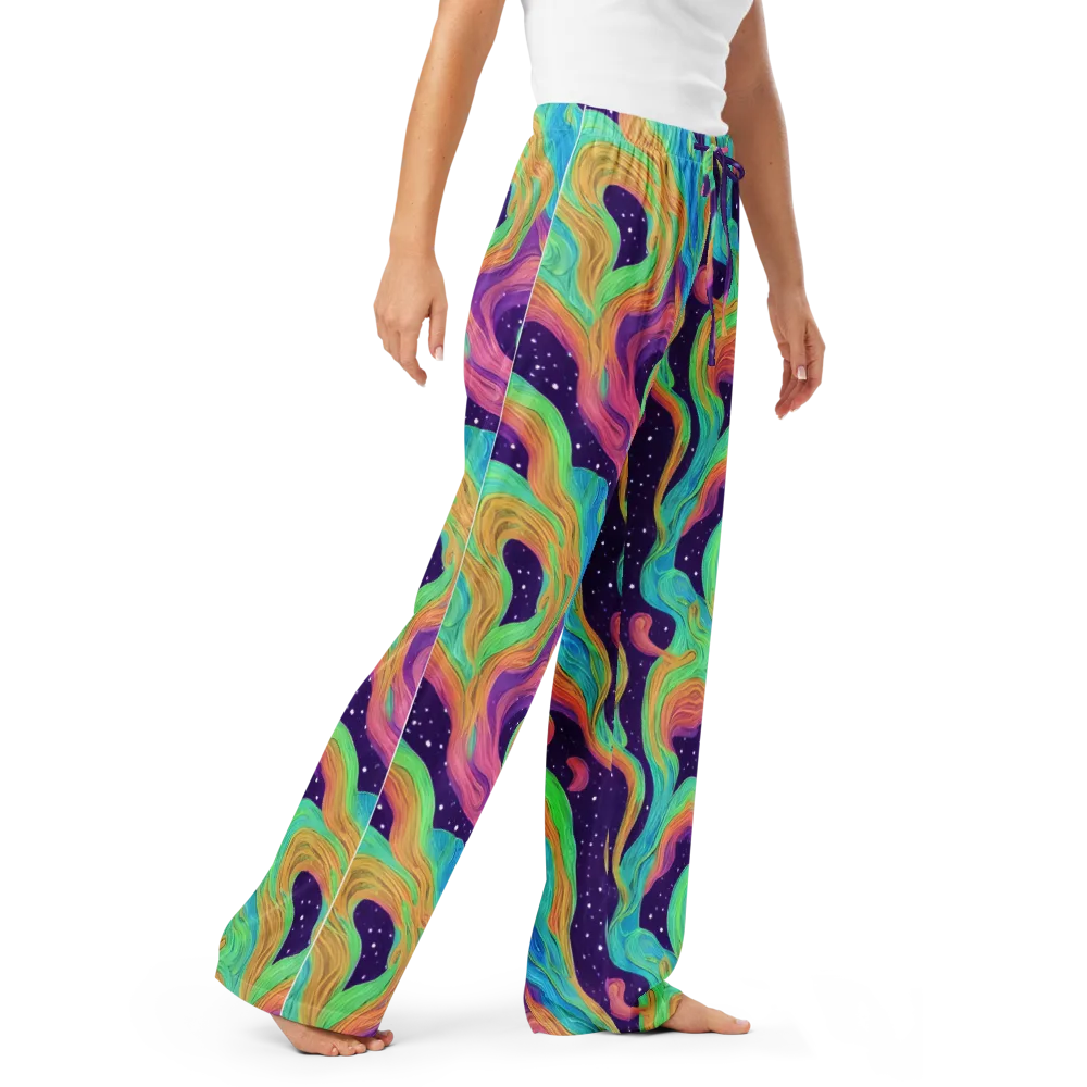 Nebula Whirl on Women's Pajama Pants — Right Front