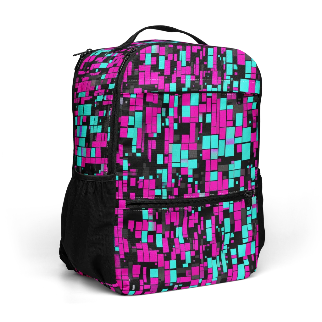 Voltage Mosaic on Utility Backpack — Right Front