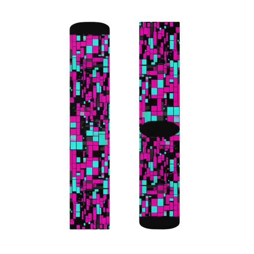 Voltage Mosaic on a Socks