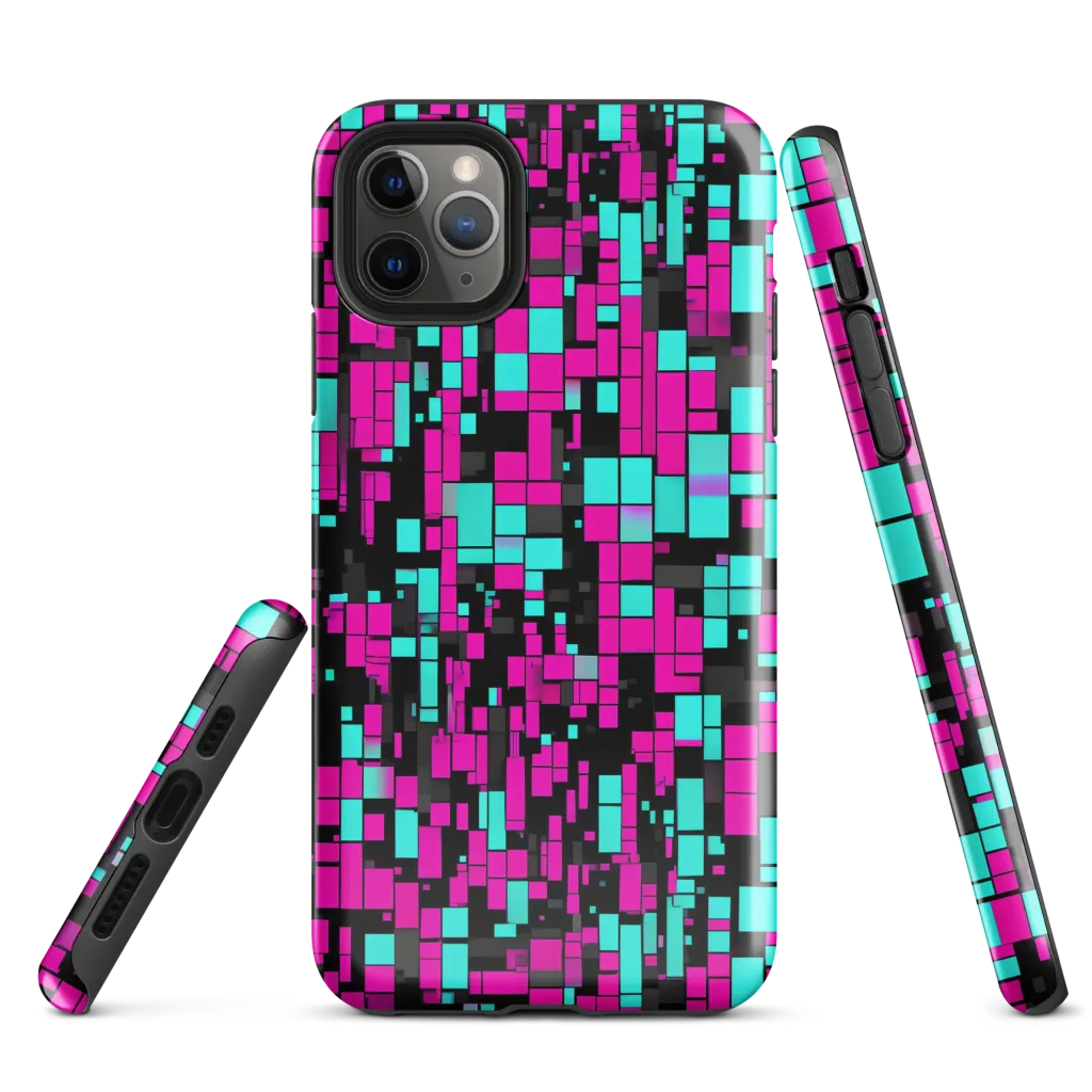 Voltage Mosaic on Tough Case for iPhone® — Front