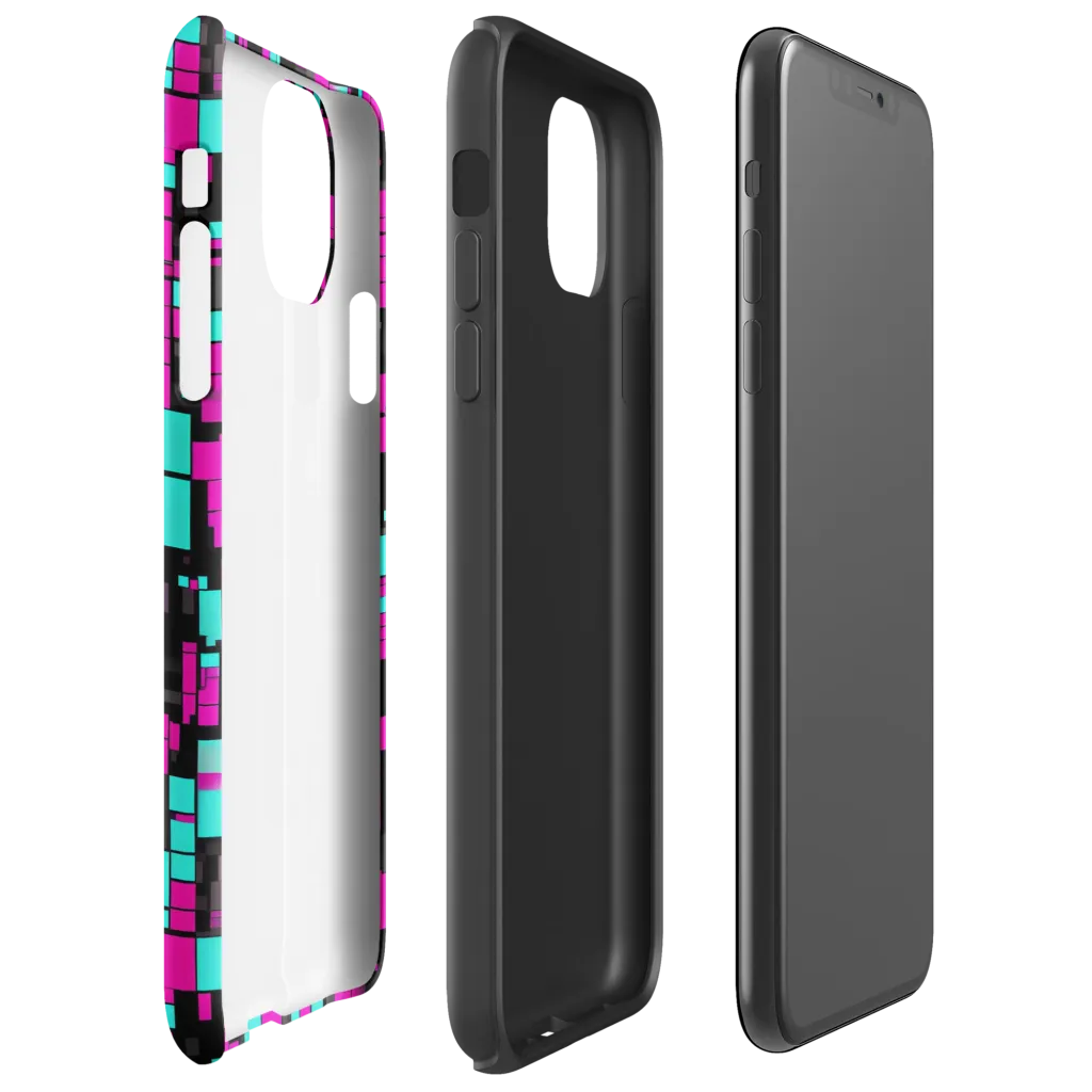 Voltage Mosaic on Tough Case for iPhone® — Right