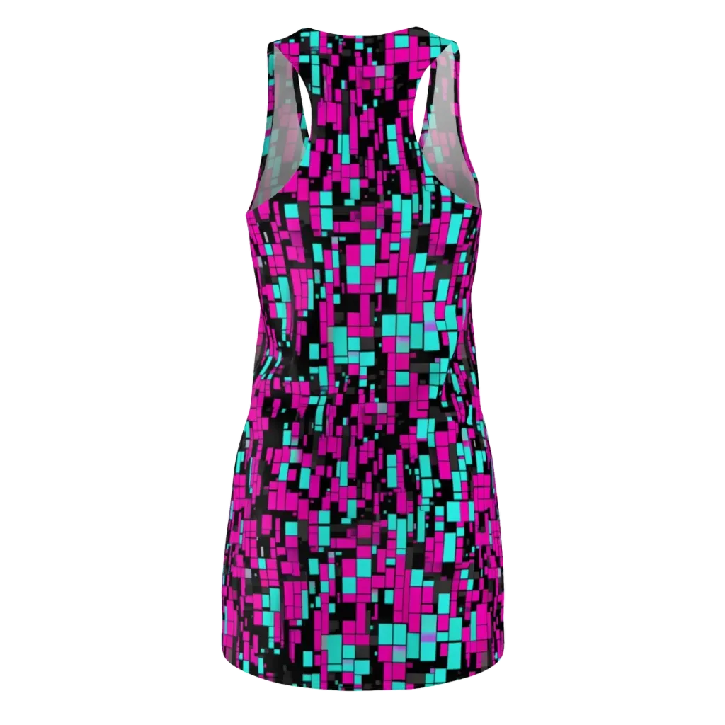 Voltage Mosaic on Racerback Dress — Back