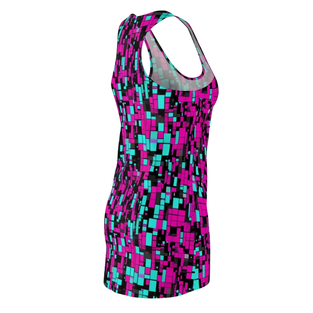 Voltage Mosaic on Racerback Dress — Back Side