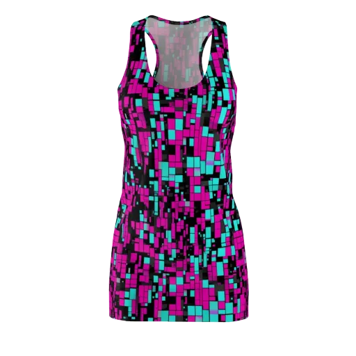 Voltage Mosaic on a Racerback Dress