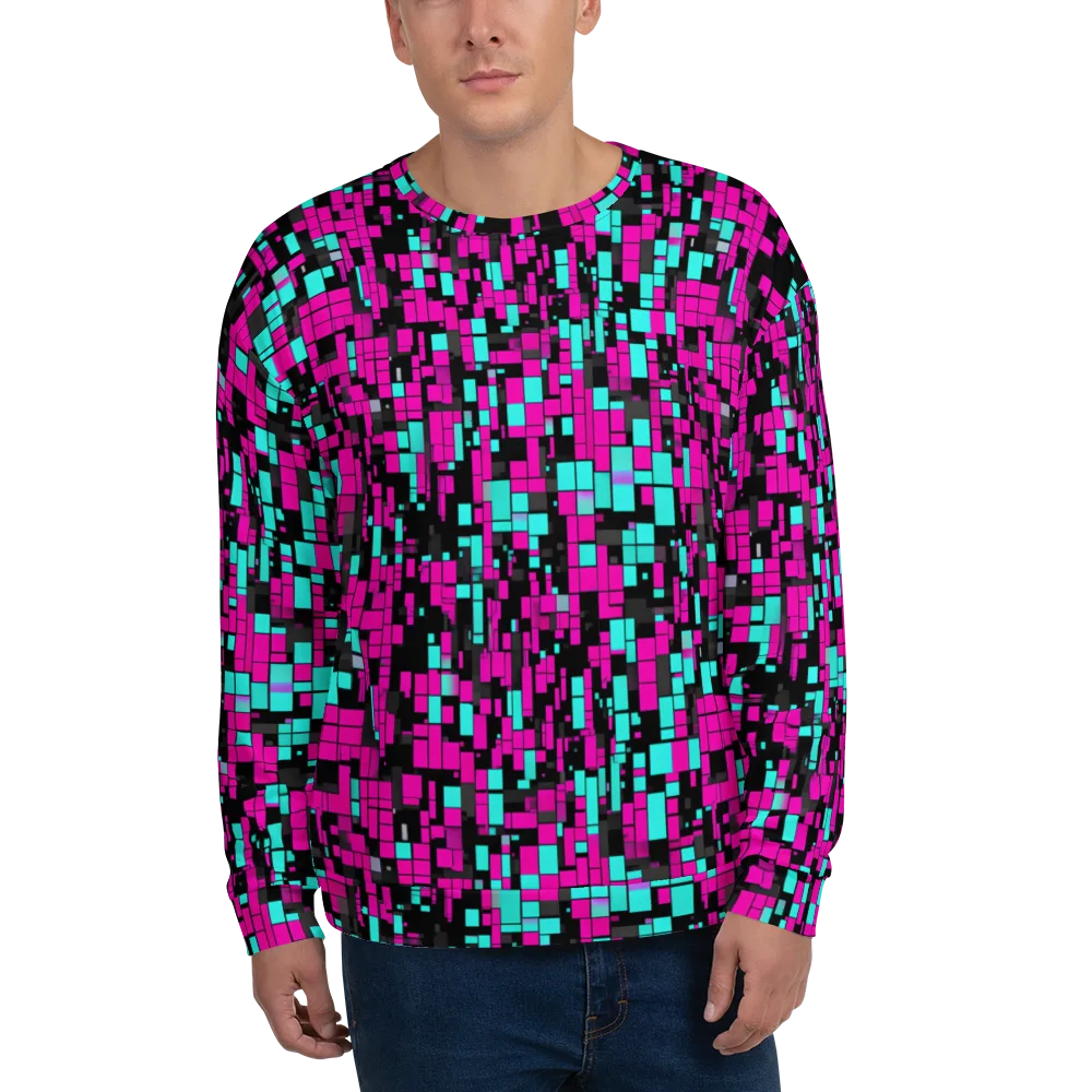 Voltage Mosaic on Sweatshirt — Front