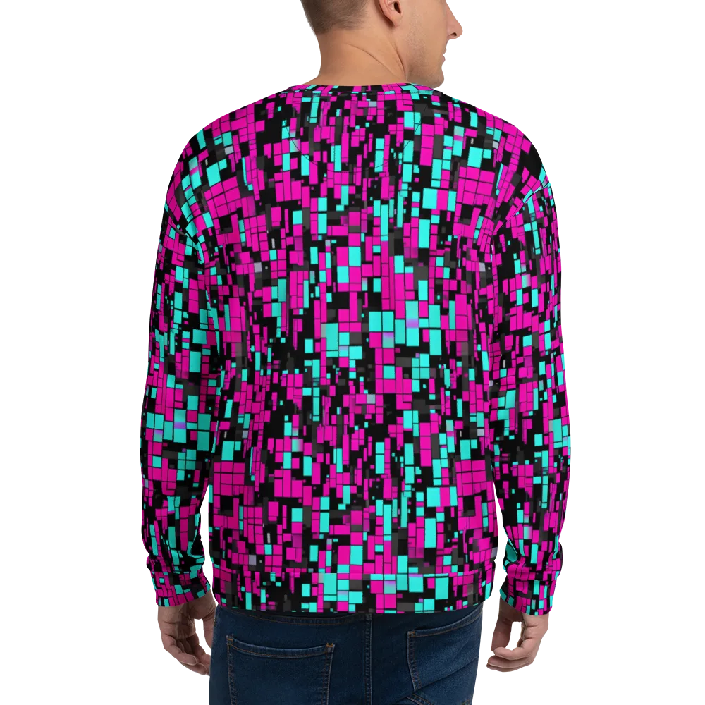Voltage Mosaic on Sweatshirt — Back
