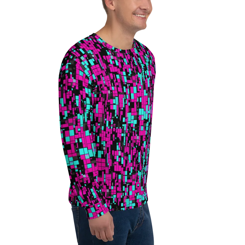 Voltage Mosaic on Sweatshirt — Right Front