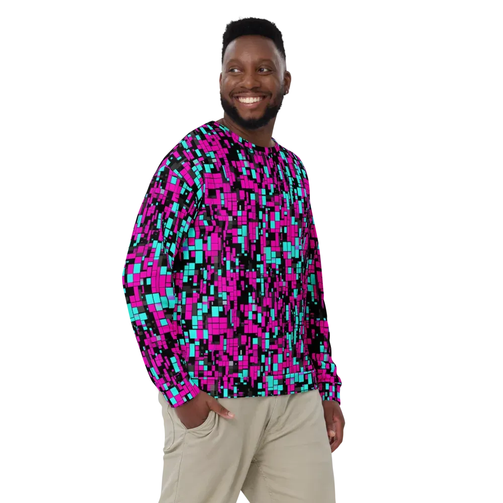 Voltage Mosaic on Sweatshirt — Front