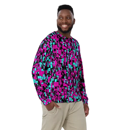 Voltage Mosaic on a Sweatshirt