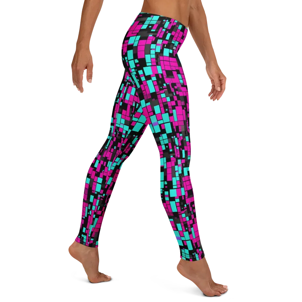 Voltage Mosaic on Leggings — Right