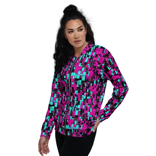 Voltage Mosaic on a Bomber Jacket