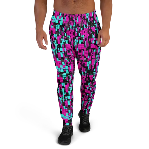 Voltage Mosaic on a Men's Joggers