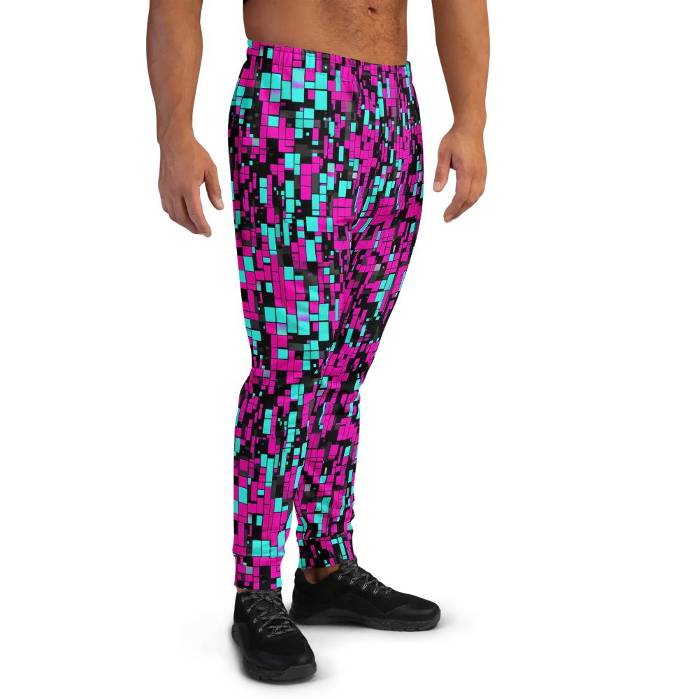 Voltage Mosaic on Men's Joggers — Right