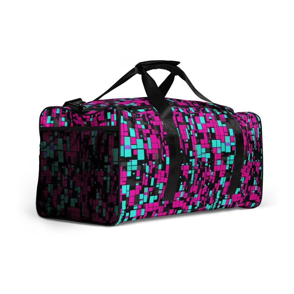 Voltage Mosaic on Duffle Bag — Right Front