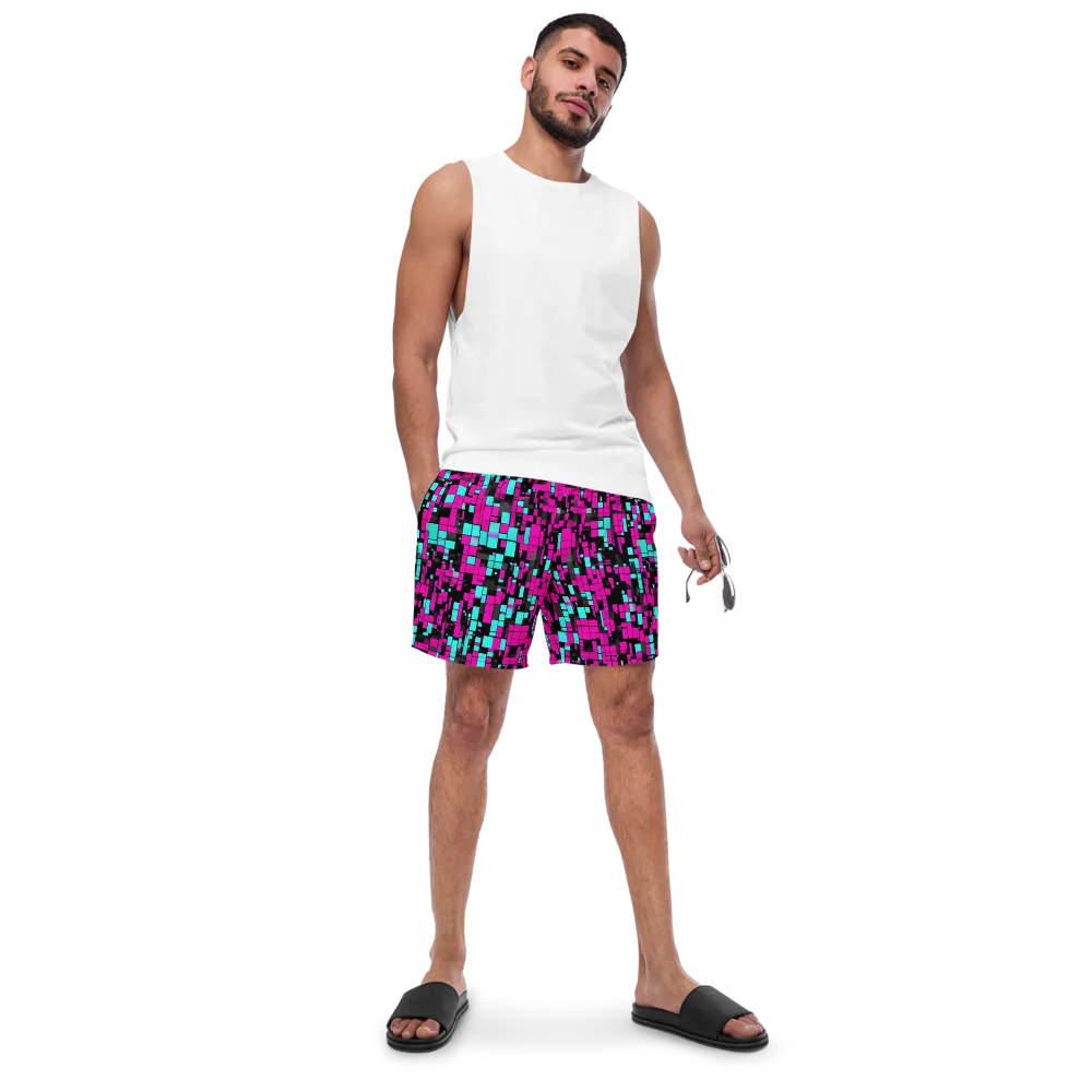 Voltage Mosaic on Swim Trunks — Front