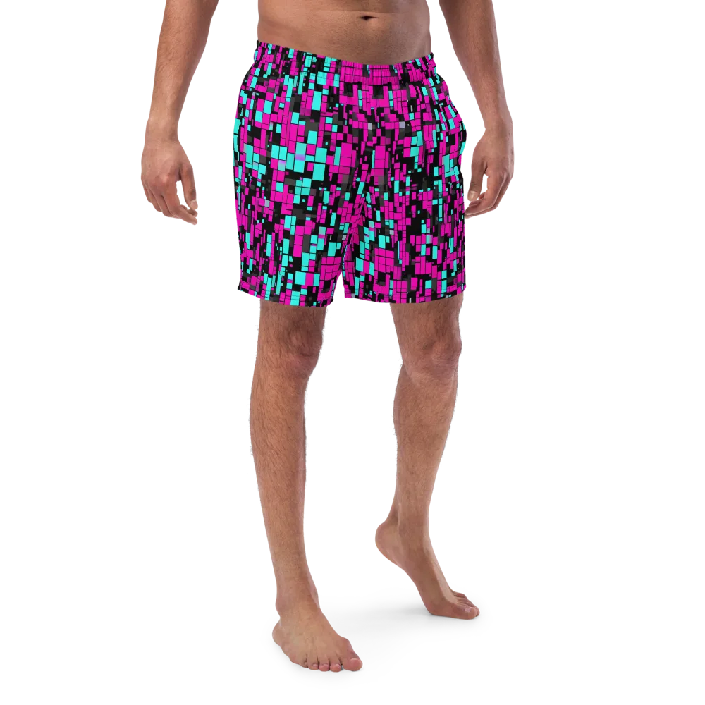 Voltage Mosaic on Swim Trunks — Front