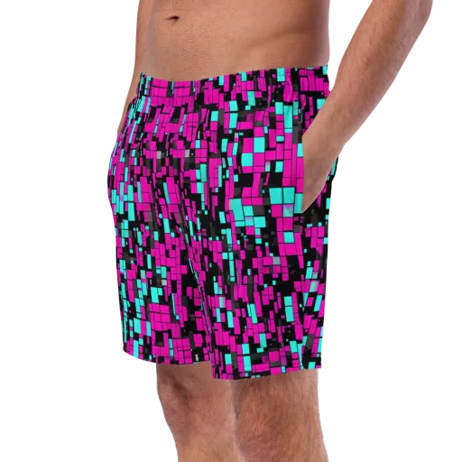 Voltage Mosaic on a Swim Trunks