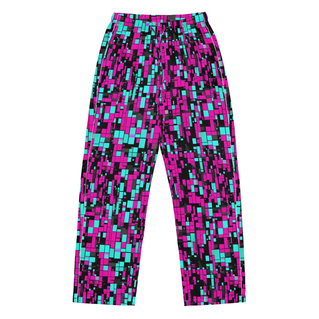 Voltage Mosaic on Women's Pajama Pants — Front