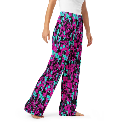 Voltage Mosaic on a Women's Pajama Pants