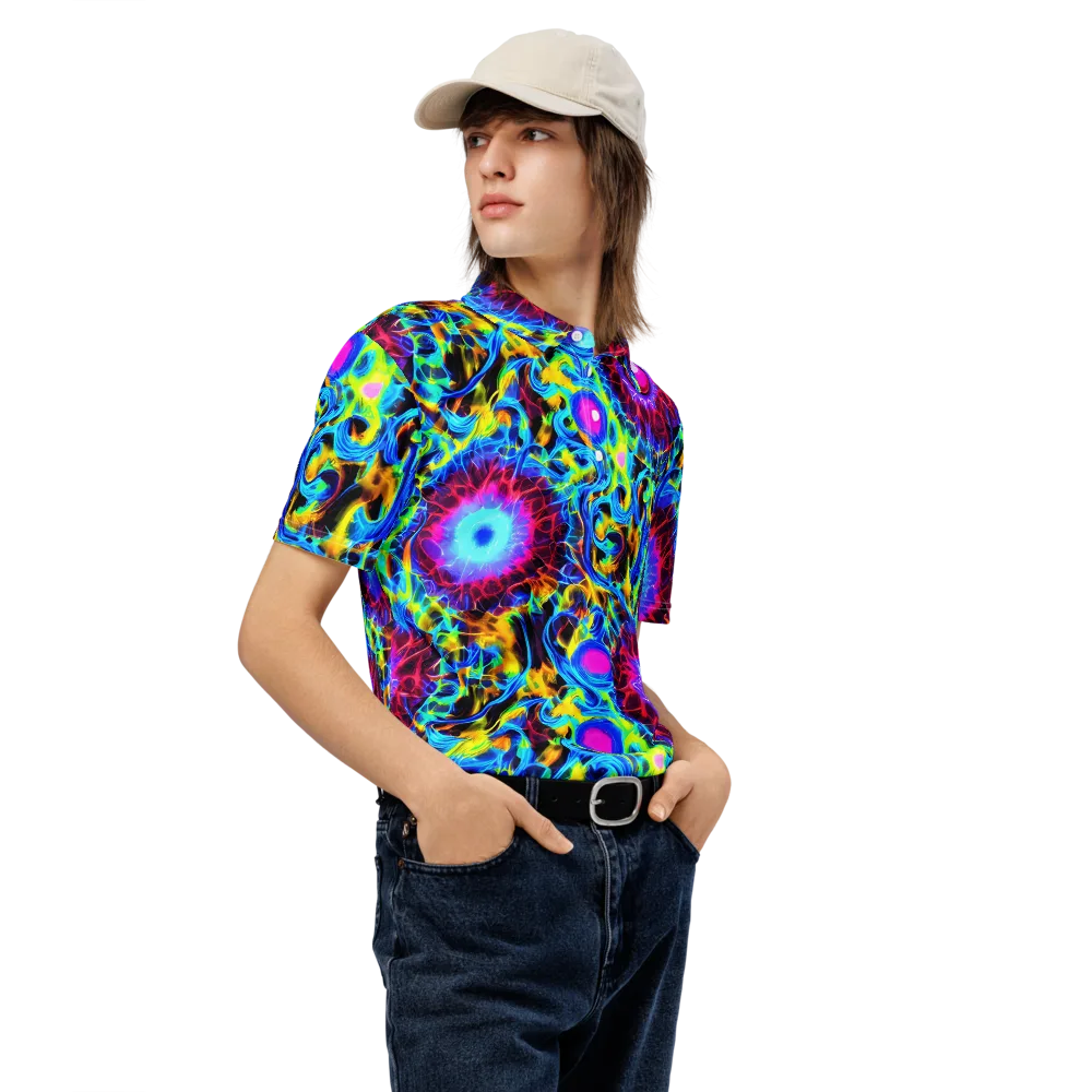 Neon Nectar on Men's Slim Fit Polo Shirt — Right Front