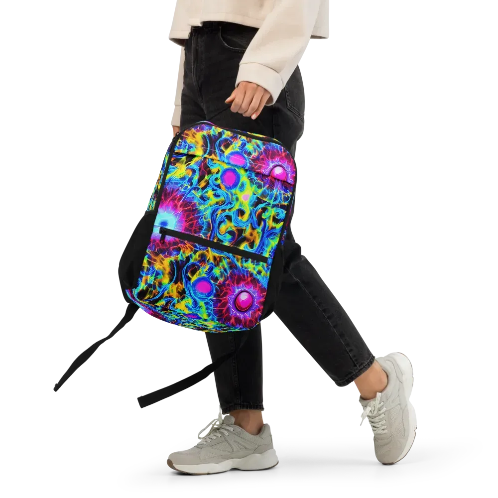 Neon Nectar on Utility Backpack — Front