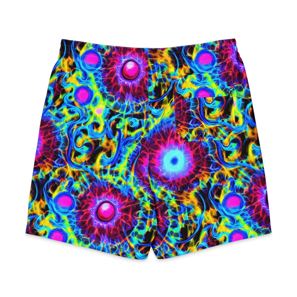 Neon Nectar on Men's Board Shorts — Back